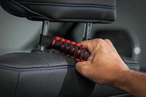 Headrest Grab Handles - Rough Country - Two-color woven design